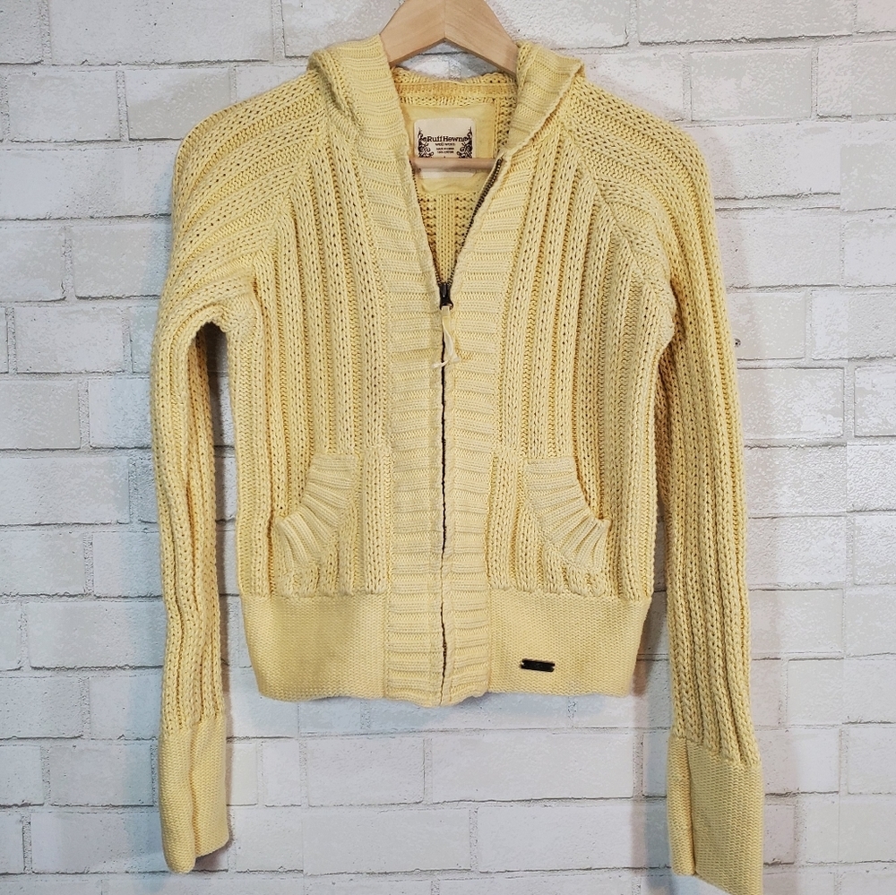 Ruff Hewn heavy full zip hooded sweater